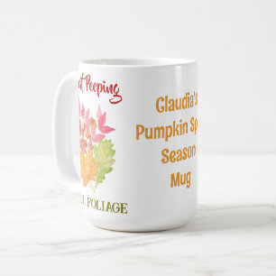 BleistiftfallfoLIAGE: PERSONALISIEREN Kaffeetasse