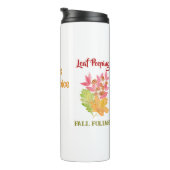 BleistiftfallfoLIAGE: PERSONALISIEREN Thermosbecher (Nach rechts gedreht)