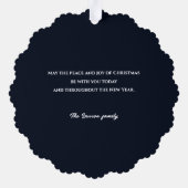 Bleistiftgläser Ornament Karte (Rückseite)