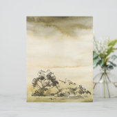 Bleistifthäuser auf Wasserfarbendeckelblättern (Stehend Vorderseite)