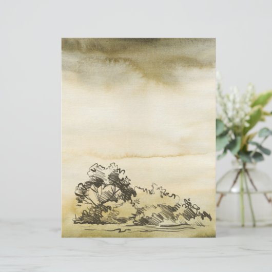 Bleistifthäuser auf Wasserfarbendeckelblättern (Stehend Vorderseite)