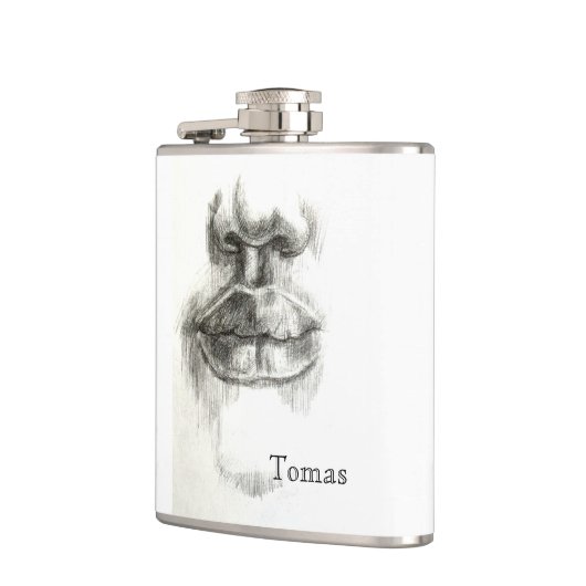 Bleistiftmaske Flachmann (Links)