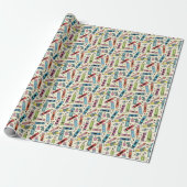 Bleistiftmuster Geschenkpapier (Ungerollt)