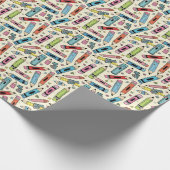 Bleistiftmuster Geschenkpapier (Ecke)