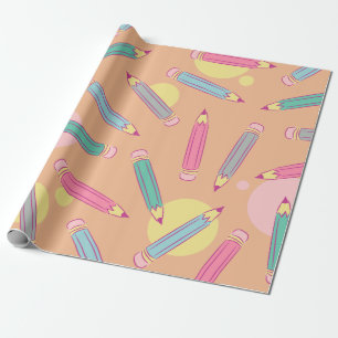 Bleistiftparty Geschenkpapier