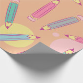 Bleistiftparty | Geschenkpapier (Ecke)