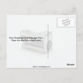 Bleistiftschärfe-Foto Postkarte (Rückseite)