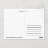 Bleistiftskizze Postkarte (Rückseite)