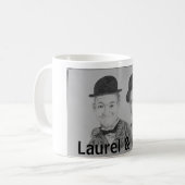 Bleistiftskizze von Laurel & Hardy Tasse (Vorderseite Links)