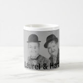 Bleistiftskizze von Laurel & Hardy Tasse (Mittel)