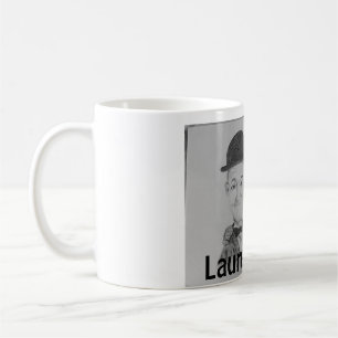 Bleistiftskizze von Laurel & Hardy Tasse