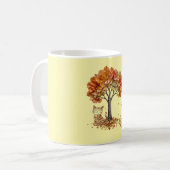 Bleistiftspäne-Textur-Wandkunst Kaffeetasse (Vorderseite Links)