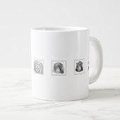 Bleistifttier-Kollektion Tasse - Affen (Vorderseite Rechts)