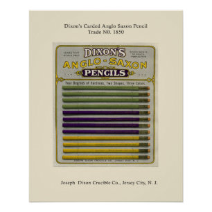 Bleistiftverpackung Glossy Poster