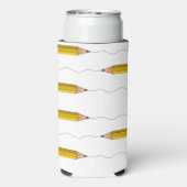 Bleistiftzähler auf weiß selters dosenkühler (Seltzer Rückseite)