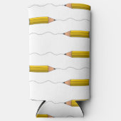 Bleistiftzähler auf weiß selters dosenkühler (Vorderseite)