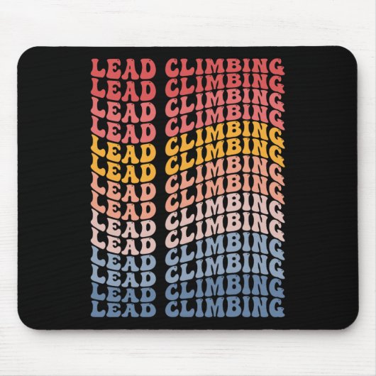 Bleittern Groovy Retro-Sport Mousepad (Vorne)