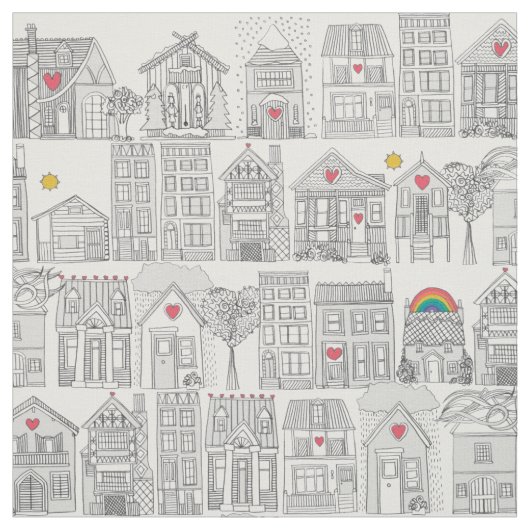 Bleiwetter-Liebe Stoff (Muster)