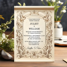 Blend Papyrus Vintag Retro Vellum Overlay Wedding