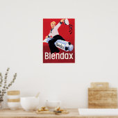 BLENDAX Toothpaste Lächeln Sailor Junge Alte Deuts Poster (Küche)