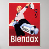 BLENDAX Toothpaste Lächeln Sailor Junge Alte Deuts Poster (Vorne)
