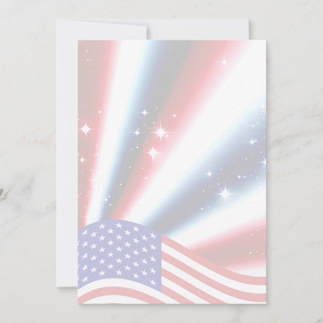 Blendbrand unter amerikanischer Flagge (Vorderseite)