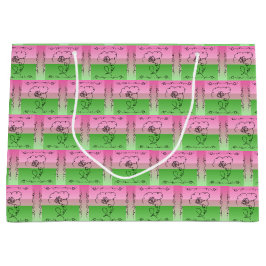 Blende Beauty Roselle Horizontal Geschenktasche Große Geschenktüte