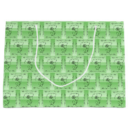 Blende Beauty Sage Horizontal Geschenktasche Große Geschenktüte