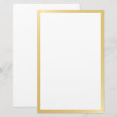 Blende benutzerdefinierte Farbe Briefpapier (Vorne/Hinten)