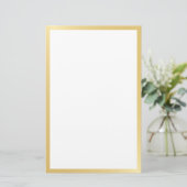 Blende benutzerdefinierte Farbe Briefpapier (Stehend Vorderseite)