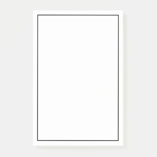 Blende benutzerdefinierte Farbe Post-it Klebezettel (Vorderseite)