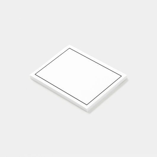 Blende benutzerdefinierte Farbe Post-it Klebezettel (angewinkelt)