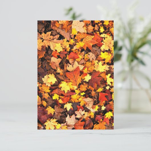 Blende Dankeskarte (Stehend Vorderseite)