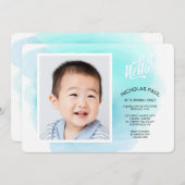 Blende des Fotos Einladung (Vorne/Hinten)