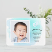 Blende des Fotos Einladung (Stehend Vorderseite)