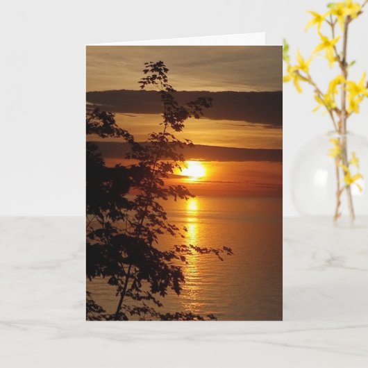 Blende Karte (Gelbe Blume)