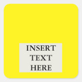 Blende Quadratischer Aufkleber (Vorderseite)