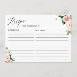 Blende zu Rezept Karte Rosa Rosa Blüte