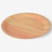 Blended Blended Blending Gelb-Orange-Teller Pappteller (Schrägansicht)