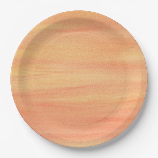 Blended Blended Blending Gelb-Orange-Teller Pappteller (Vorderseite)