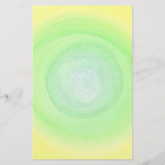 Blended Blue Green Yellow Background Stationierung Briefpapier (Vorderseite)