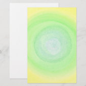 Blended Blue Green Yellow Background Stationierung Briefpapier (Vorne/Hinten)