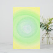 Blended Blue Green Yellow Background Stationierung Briefpapier (Stehend Vorderseite)