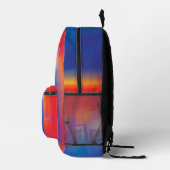 Blended Blue Red Bedruckter Rucksack (Rechts)