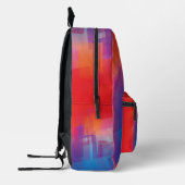 Blended Blue Red Bedruckter Rucksack (Links)