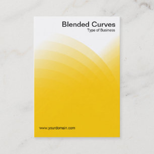 Blended Curves - Amber Visitenkarte