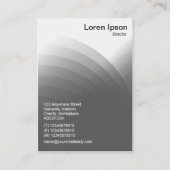 Blended Curves - grün Visitenkarte (Rückseite)