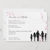 Blended Family Wedding Einladung (Vorderseite)