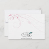Blended Family Wedding Response Card RSVP Karte (Rückseite)