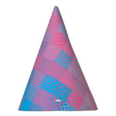 Blended Gender Reveal Dots Party Hat Partyhütchen (Rechts)